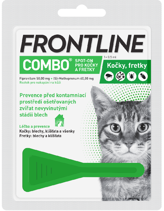 Frontline Combo Spot-On pre mačky a fretky 0.5 ml