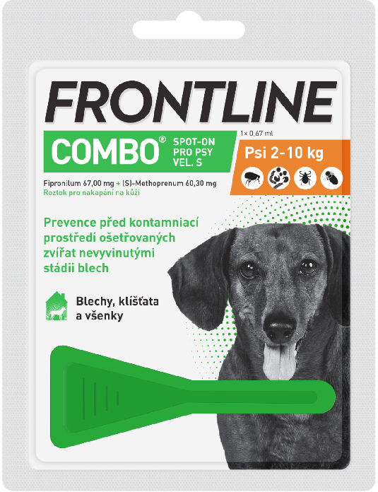Frontline Combo Spot-on pro psy S 2-10 kg 0,67 ml