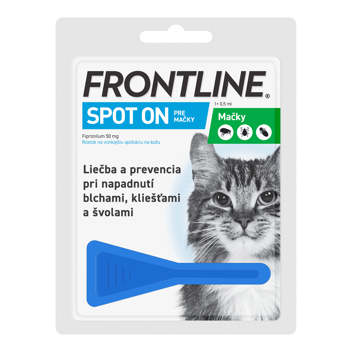 Frontline Spot-on pre mačky sol 0.5 ml
