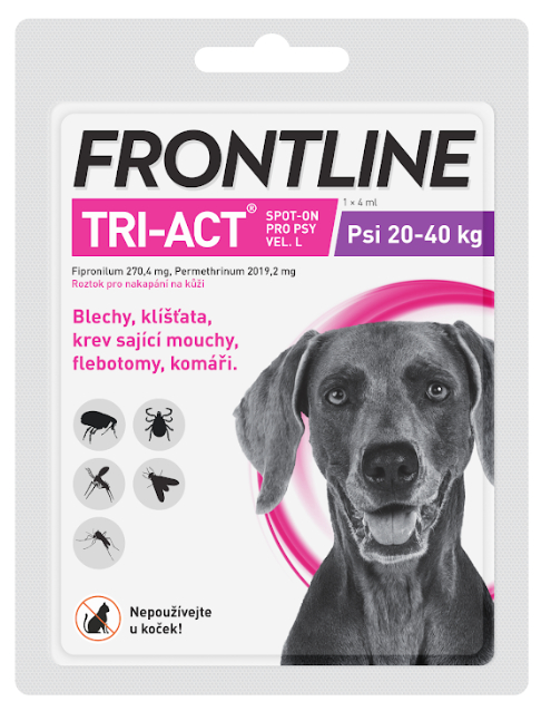 Frontline Tri-Act Spot-On kutyák L oldatos 4 ml