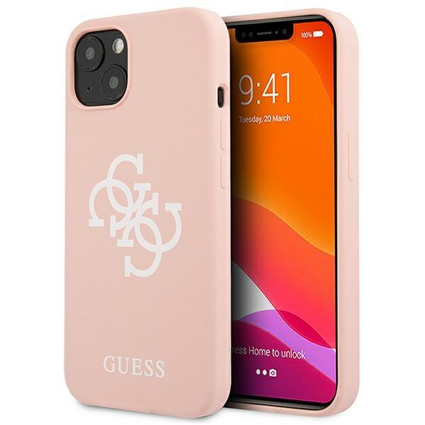 Tok iPhone 13 Guess 4G Logo rózsaszín
