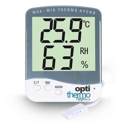 optiGARDEN Digitális hőmérő/páramérő Optithermo Premium érzékelővel
