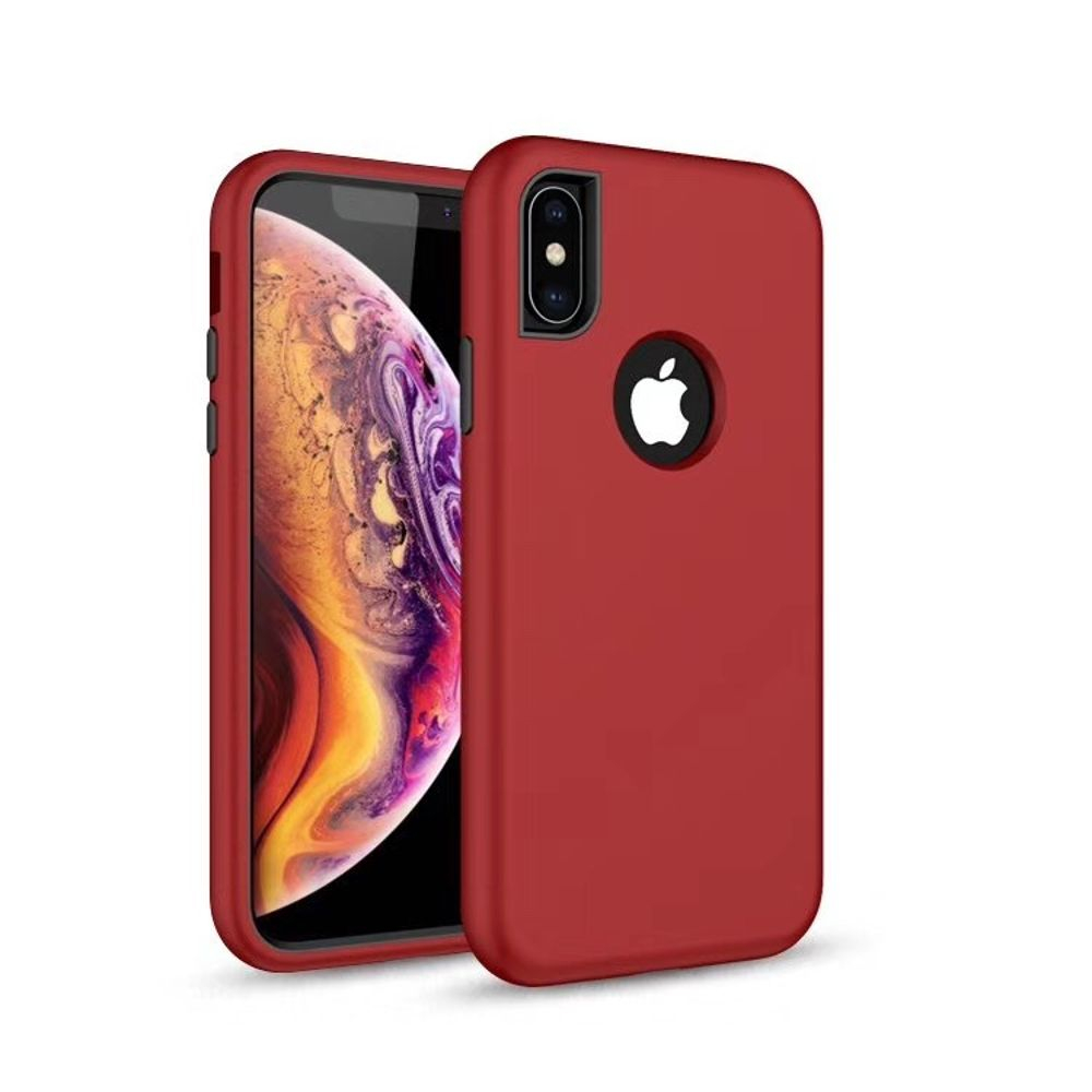 Odolný kryt Defender case červený – iPhone 11 Pro