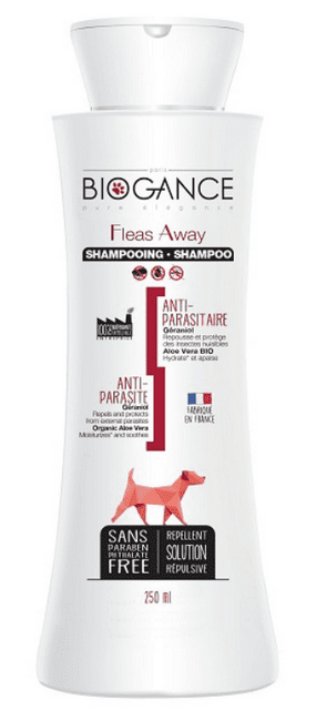BIOGANCE Fleas Away Dog 250 ml (Repelentný šampón proti parazitom pre psov)
