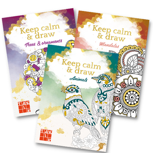 Relaxation Coloring Book Set