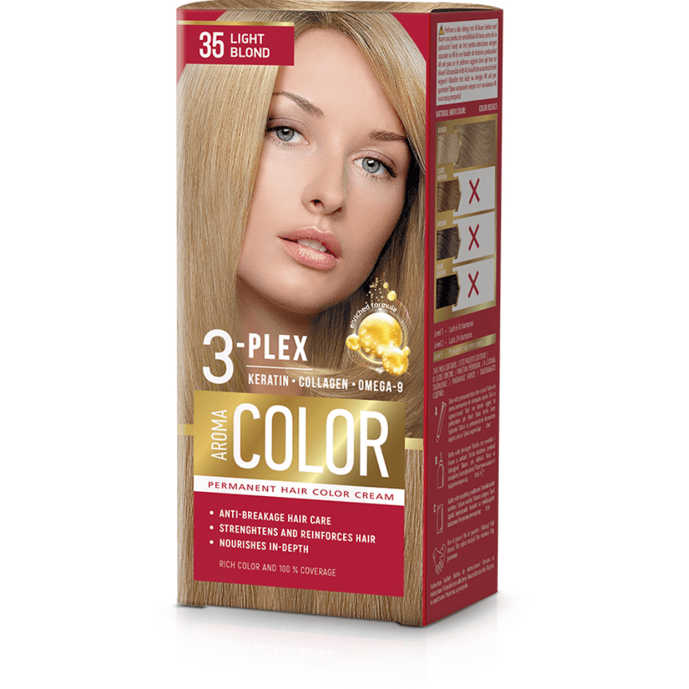 Hårfärg - ljusblond nr 35 Aroma Color