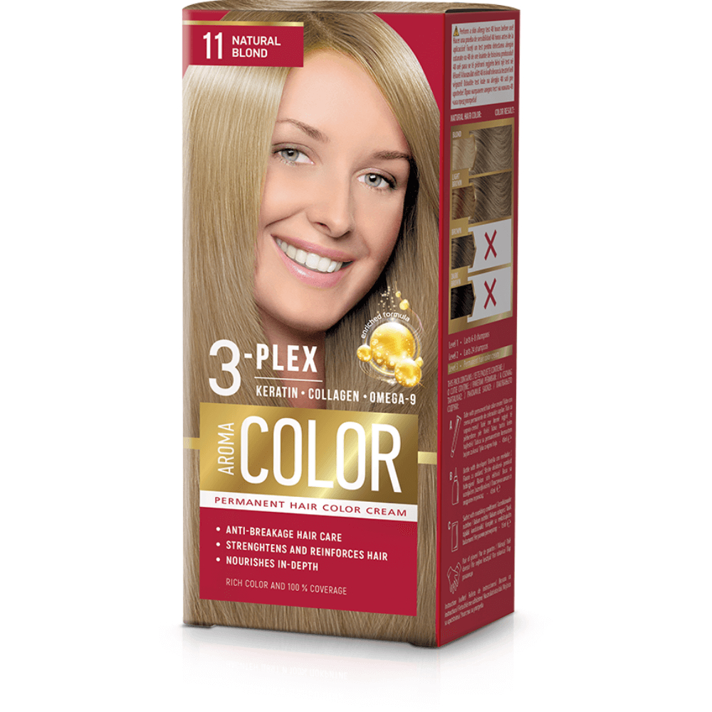Tinte para el cabello - rubio natural n.º 11 Aroma Color
