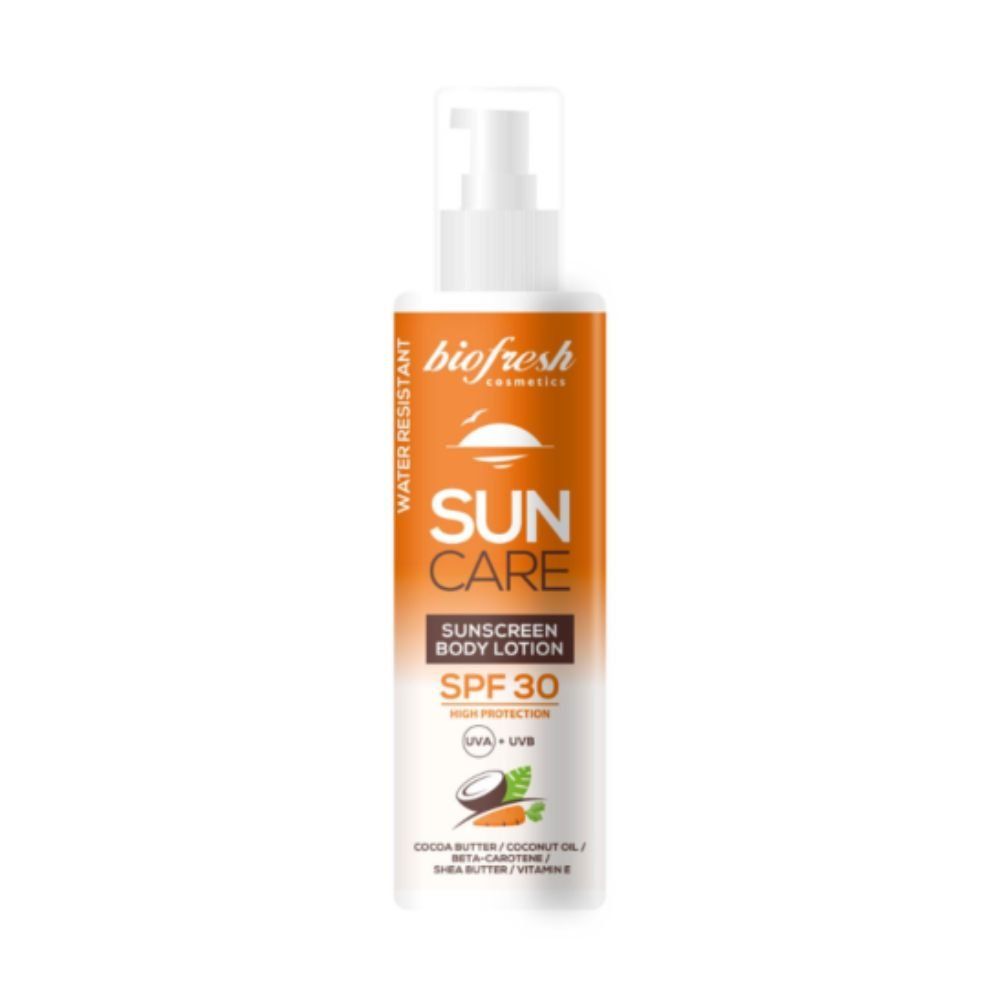 Sunscreen body lotion SPF 30 with pump Biofresh Sun Care 200ml