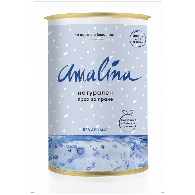 AMALINA Natural detergent without fragrance for colored laundry - 0.8 kg