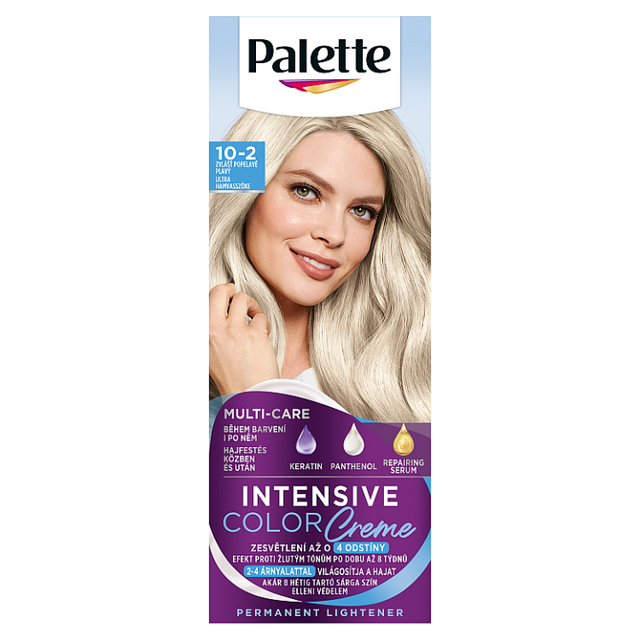 Palette Intensive Color Creme cor de cabelo 10-2 (A10) Louro acinzentado particular 50 ml - 10-2 (A10), + tigela a partir de 2 unid.
