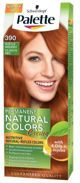 Palette Naturals Color Creme, hair color 390 Light Copper 1pc - 390