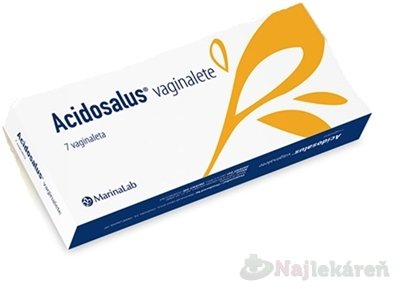 Acidosalus vaginalete vaginálne čapíky 1 x 7 ks