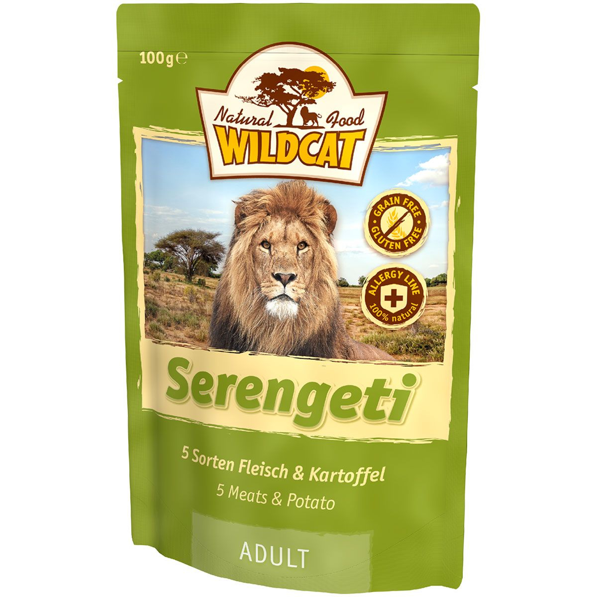 Wildcat Serengeti zacskós eledel 100 g