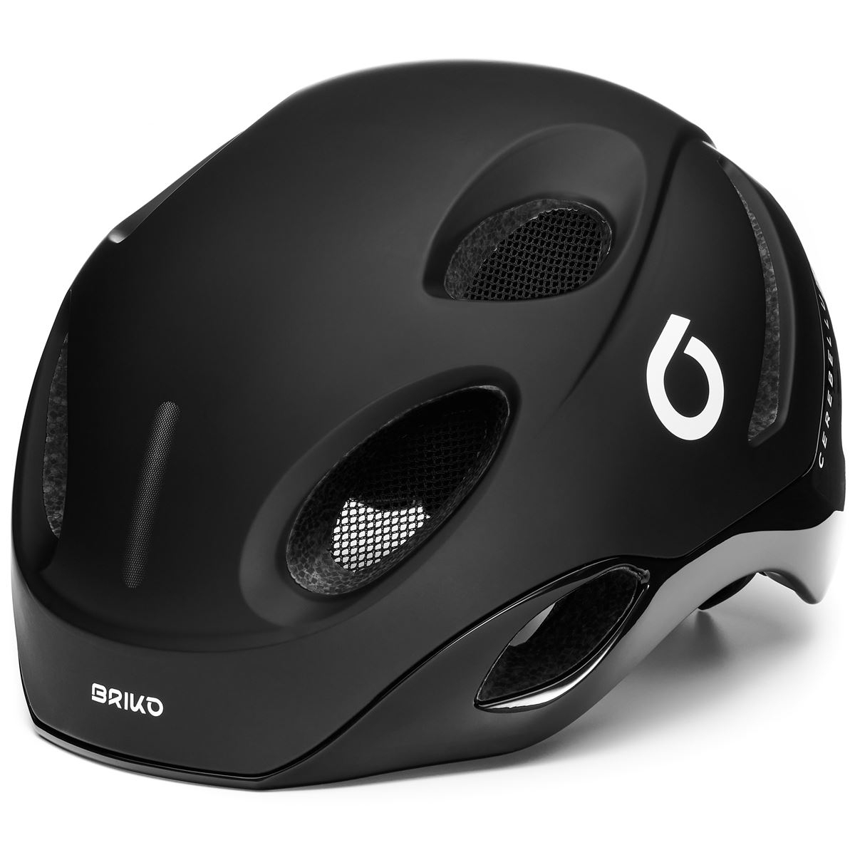BRIKO E-ONE LED Fekete kerékpáros sisak
