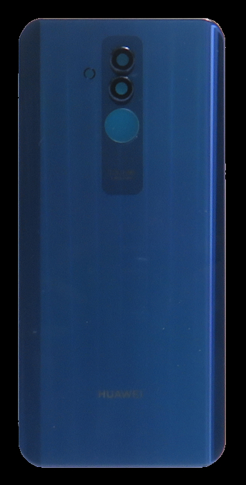 Capac spate Huawei Mate 20 Lite + sticlă cameră foto - albastru (Sapphire Blue)