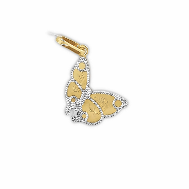 Zlatý prívesok - motýľ