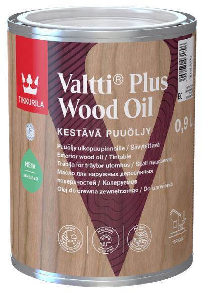 Valtti plus wood oil 0,9l olej na dřevo pro exteriérové použití