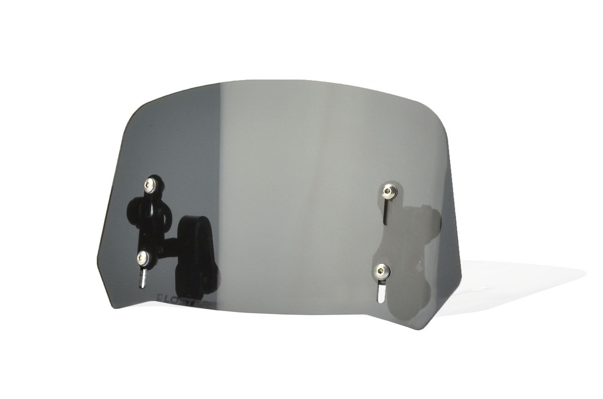 Deflector de plexiglás universal LOSTER NC1 para motocicleta, CLARO (transparente)