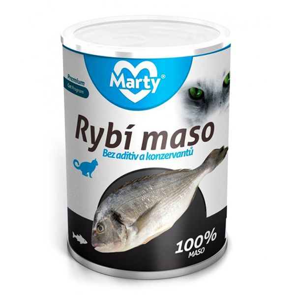 Conservă pentru pisici MARTY Premium Fish 400 g