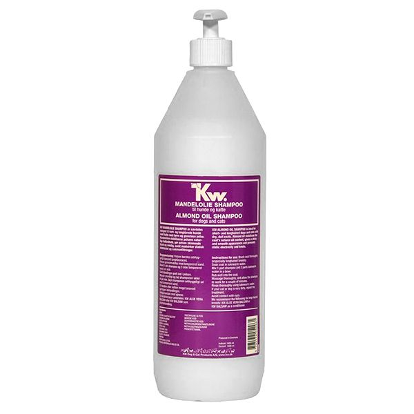 Kw - șampon cu ulei de migdale pentru câini și pisici, 1 L
