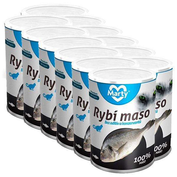 MARTY Premium Fish konzerv macskáknak 12 x 400 g
