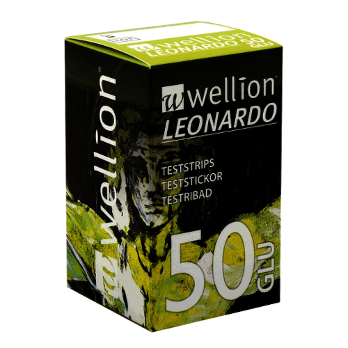 Tiras de teste WELLION Leonardo GLU (1 embalagem) 1x50 unid.