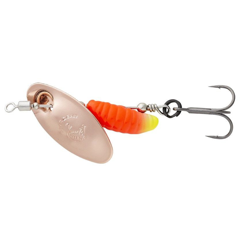 Savage Gear Sticklebait Spinners Copper Red Yellow, mărimea 1, 3.8g