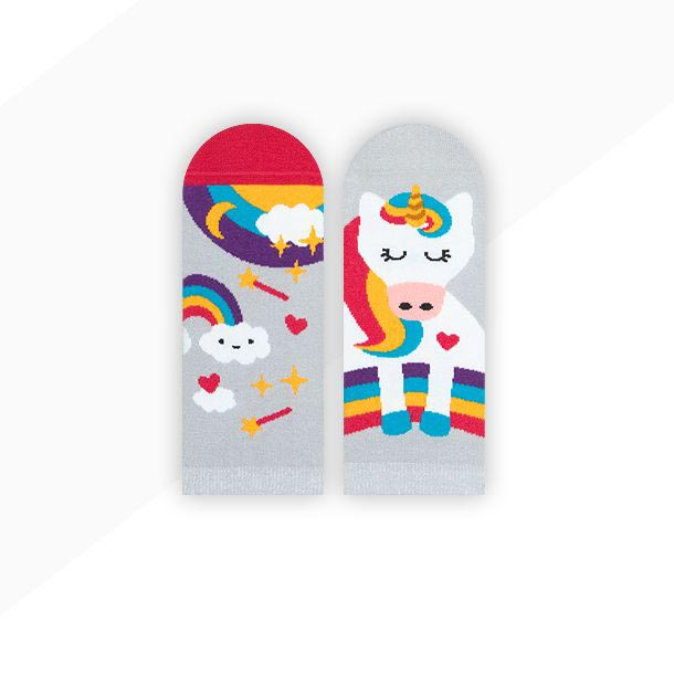 Veselé Členkové Ponožky Nanushki Unicorn - Jednorožec - 40-43