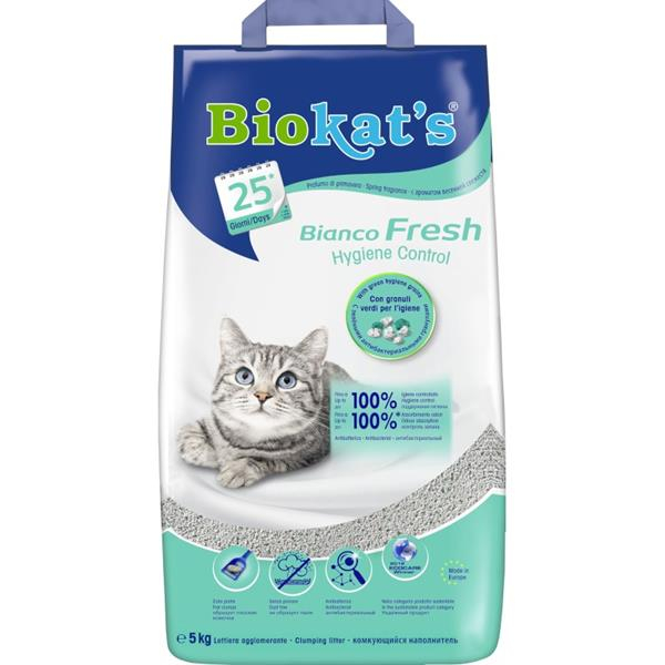 PetCenter CZ s.r.o. Podestýlka Cat Biokat's Bianco Fresh 5 kg