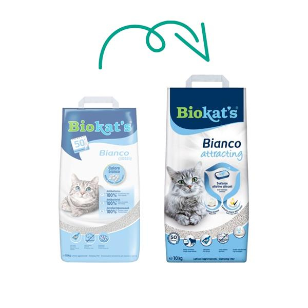 PetCenter CZ s.r.o. Podestýlka Cat Biokat's Bianco Attracting 5kg