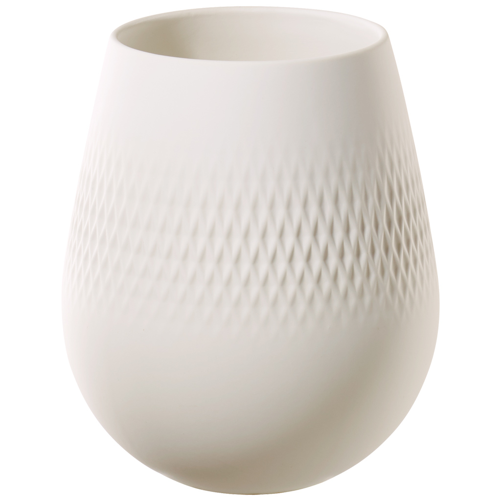 Square vase, small, Manufacture Collier Blanc collection - Villeroy & Boch