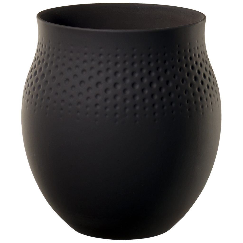 Pearl vase, large, Manufacture Collier noir collection - Villeroy & Boch