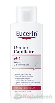 Eucerin DermoCapillaire pH5 šampón na vlasy 250 ml
