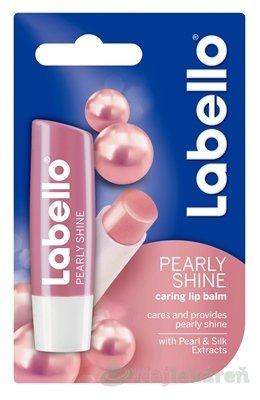 Labello Pearly Shine Caring Lip Balm Balzám na rty 4,8 g