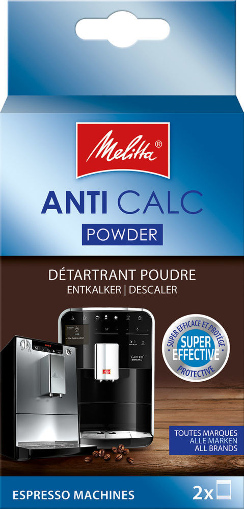 Melitta 1500804 Anti Calc Decalcifier Powder 2 pcs