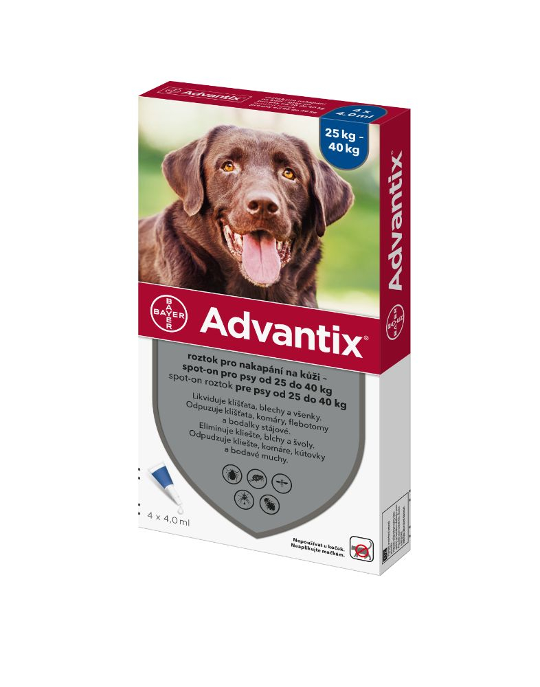 Advantix spot-on 25-40 kg 4 x 4 ml