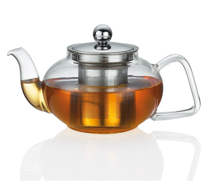 Bule de chá TIBET 0,4 L vidro / aço inoxidável - Küchenprofi volume: 0,4 l