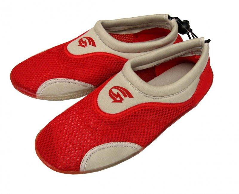 Holidaysport Damskie buty do wody z neoprenu Alba szary czerwony rozmiar 35