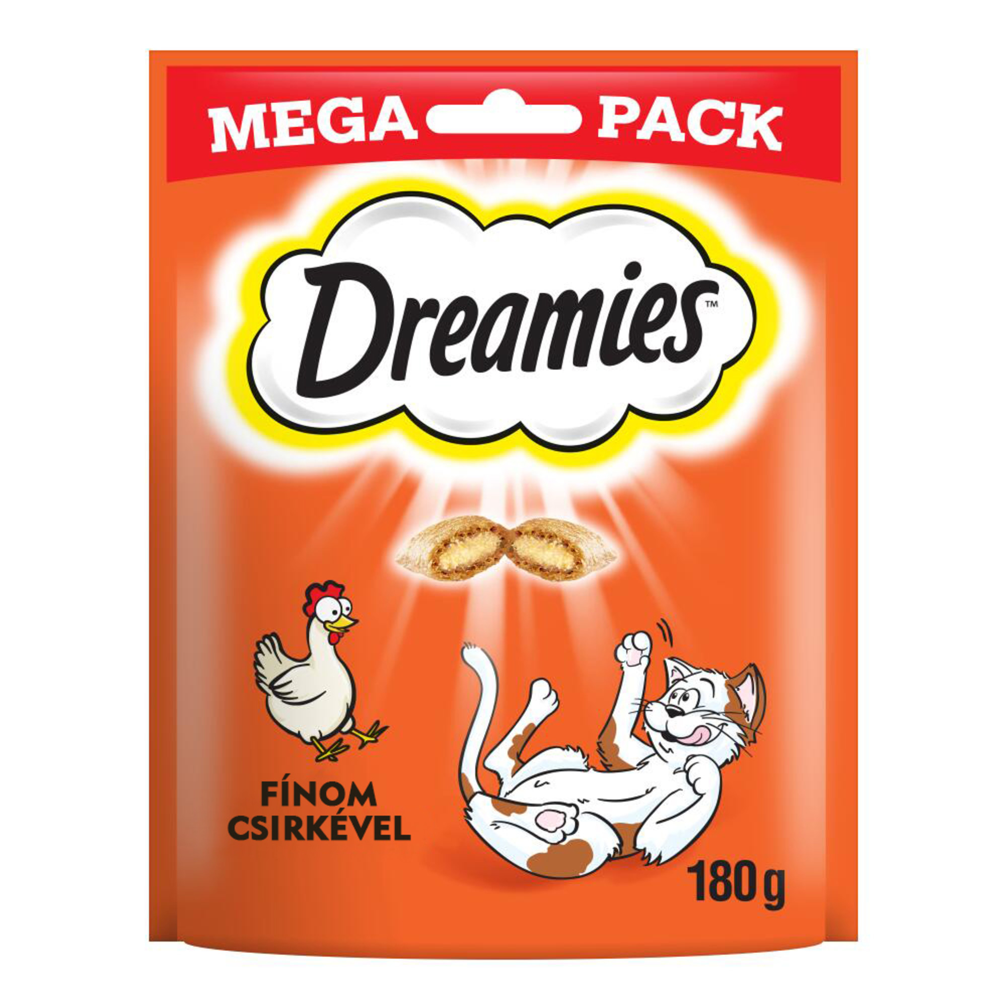 Dreamies cat treat MEGA chicken 4x180g