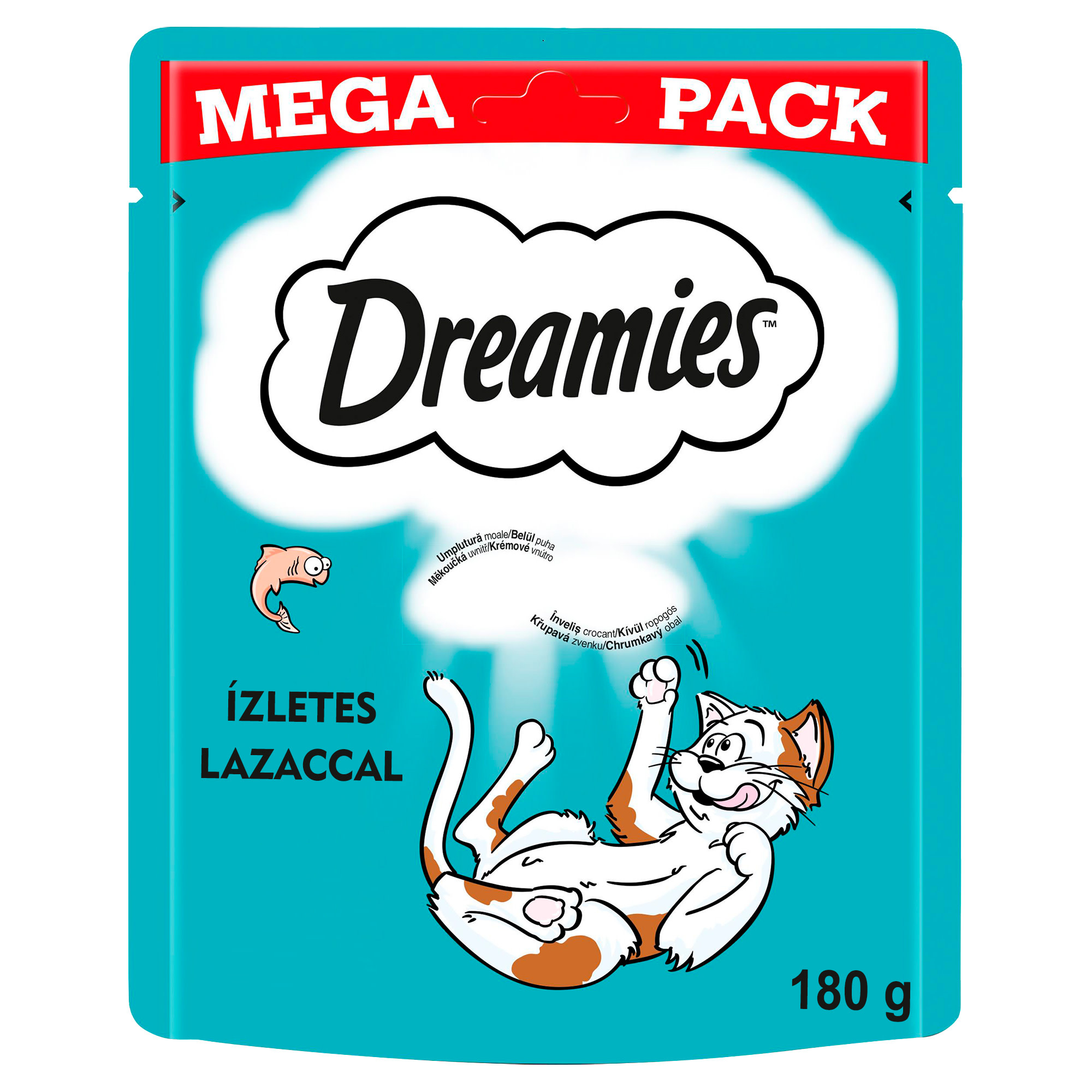 Dreamies cat treats MEGA salmon 4x180g