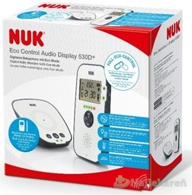 Nuk Eco Control Audio Display 530D+ Baby monitor digitálny, pestúnka