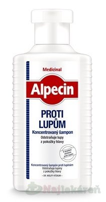 ALPECIN Medicinal proti lupinám koncentrovaný šampón 200 ml