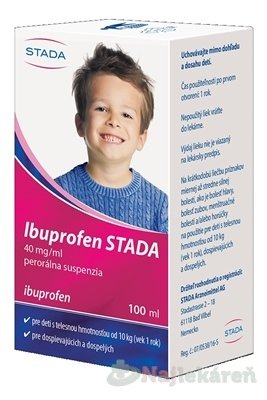 STADA ibuprofen 40 mg/ml perorálna suspenzia 100 ml