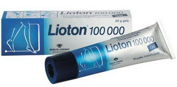 Lioton gél 100 000 na ochorenia žíl a zápaly 100 g