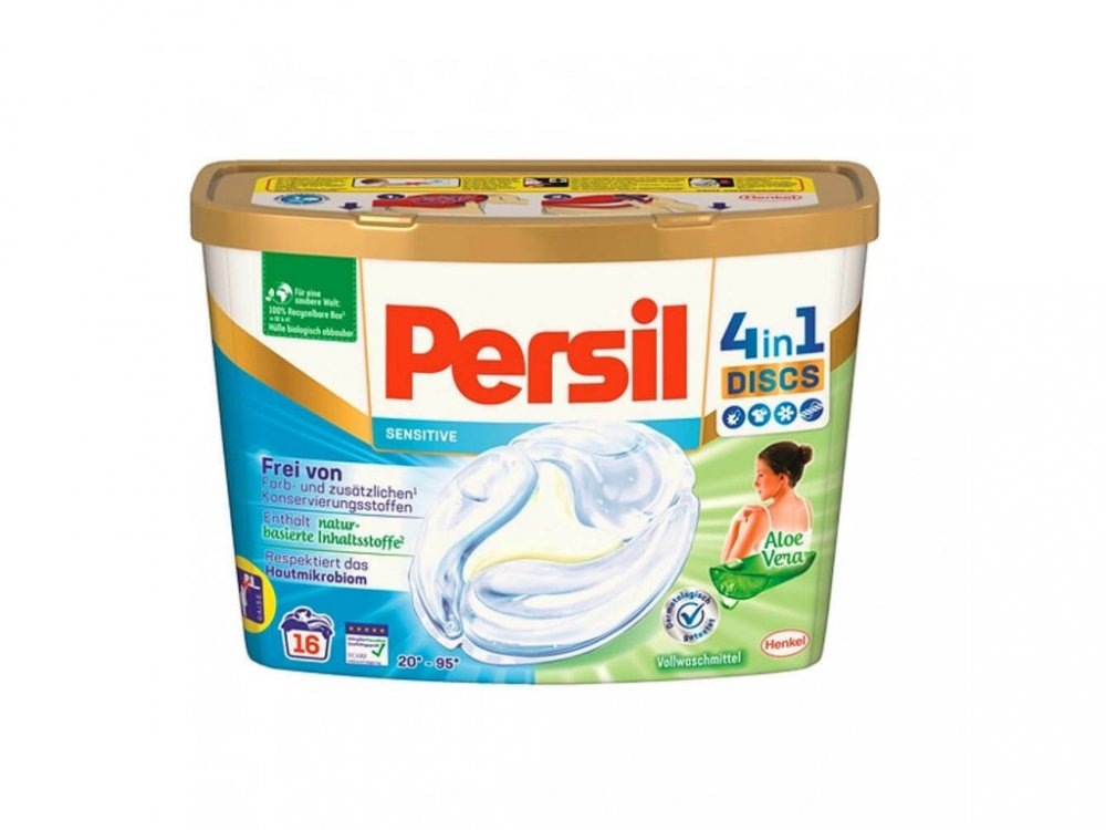 Capsule de detergent Persil Sensitive 4 în 1 16 buc