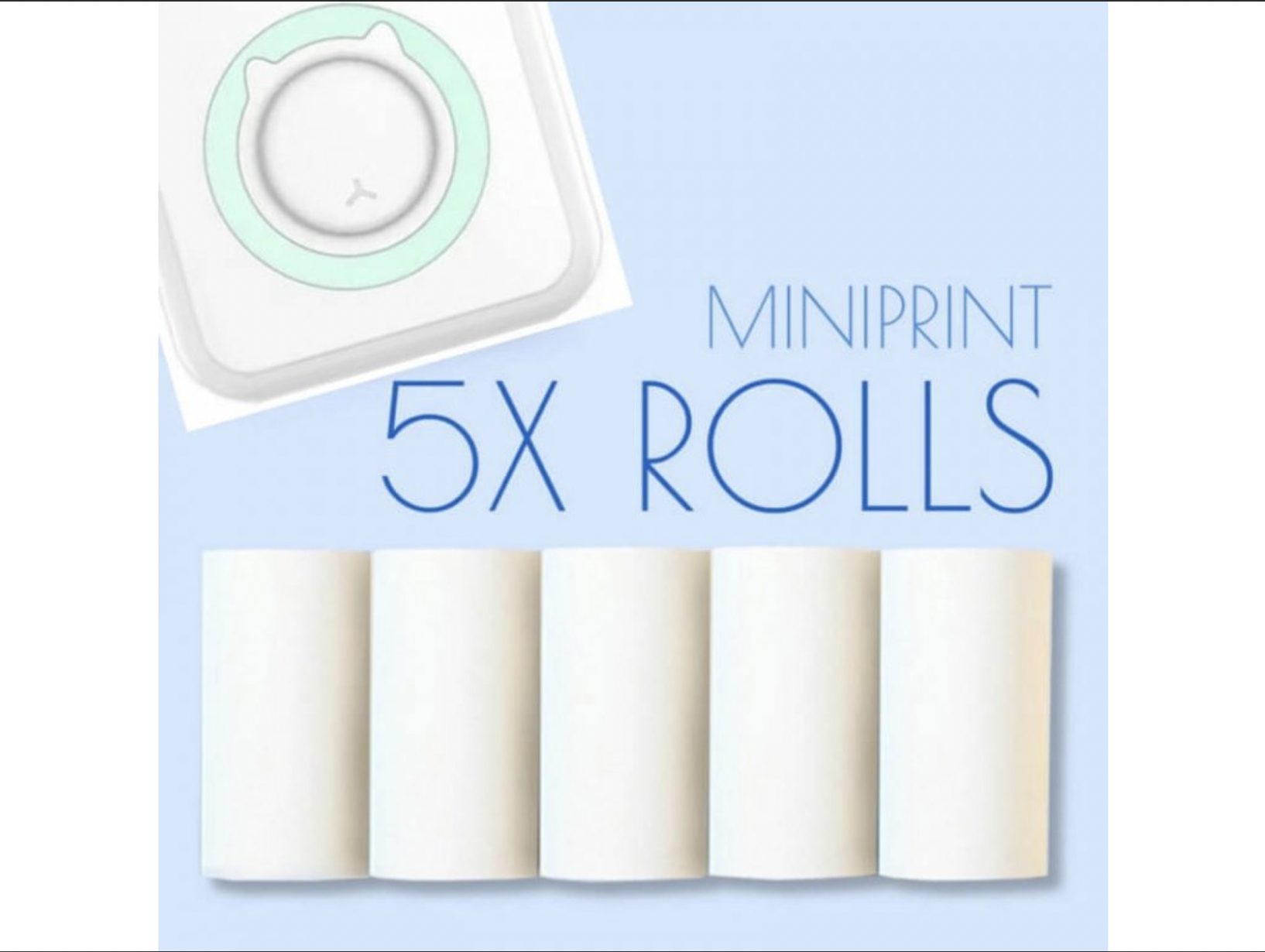 Thermal paper roll for Mini Print printer - 57 mm x 9 m - 1 pc