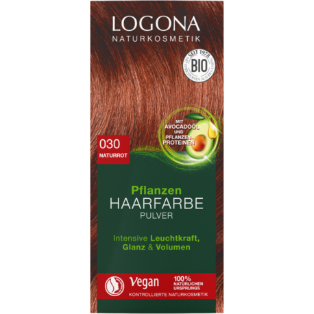 Powder Henna for Hair Red 100g - Logona