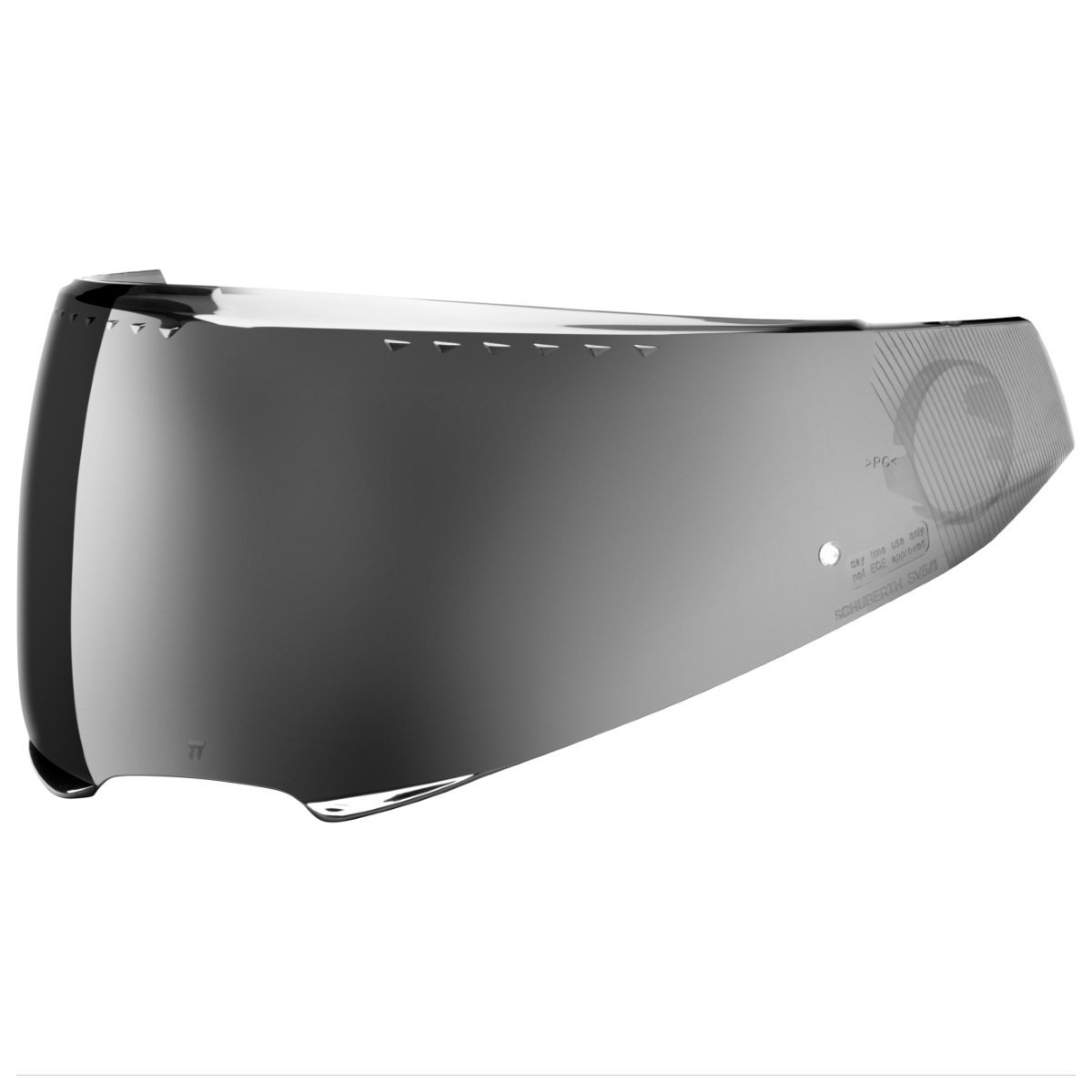 Silver visor with Pinlock preparation for Schuberth C4 / C4 PRO 2XS-L (50-59)