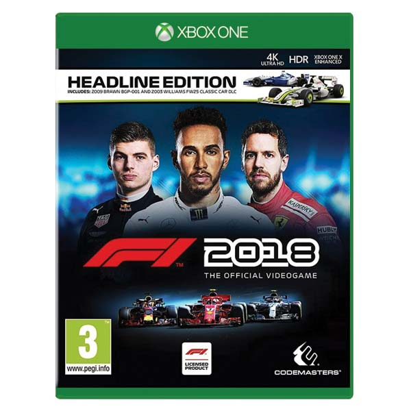F1 2018: Das offizielle Videospiel (Headline Edition) [XBOX ONE] - BAZAR (gebrauchte Ware) Rückkauf