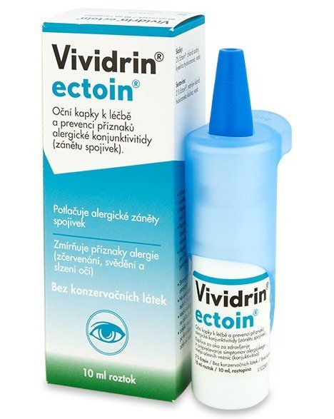 Bausch & Lomb Vividrin ectoin očné kvapky 10 ml